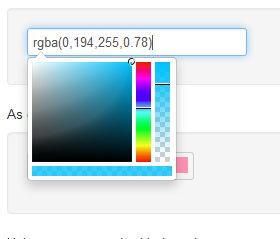 Colorpicker for Twitter Bootstrap
